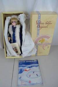 lot 333 image: Victoria Ashlea Originals Porcelain Doll w Box & Winter Wonderland Sheet Music