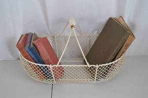 lot 516 image: Vintage Books In A Basket.