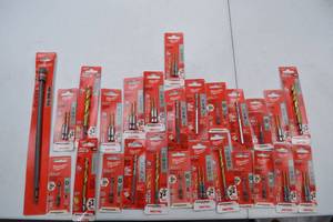lot 90 image: Milwaukee Hand Tool Lot - Drill Bits & Adapter Assortment, New in Package