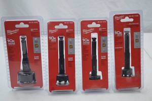 lot 105 image: Milwaukee Selfeed Drill Bits Assorted Sizes - Lot of 4
