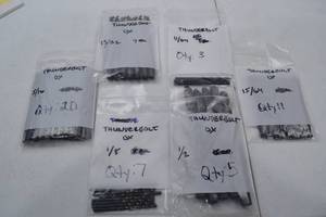 lot 134 image: Thunderbolt OX Drill Bit Lot - Multiple Sizes & Quantities