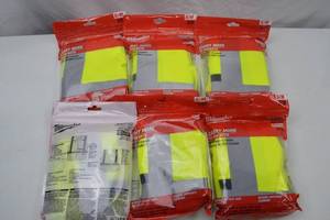 lot 137 image: 6 Milwaukee High Visibility Safety Vests SM, 10-Pocket, Sealed