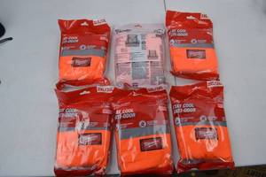 lot 203 image: Milwaukee Class 2 Mesh Safety Vest Lot, 2XL3XL, 6-Pack