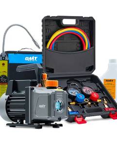 lot 100 image: Orion Motor Tech R1234yf AC Vacuum Pump and Gauge $179.99 Retail - Brand New