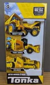 lot 110 image: 3pk Tonka Construction Trucks - Brand New