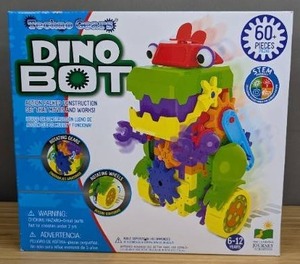 lot 111 image: 60pc Buildable Dino Bot - Brand New