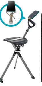 lot 114 image: Ta-Da Chair Series Pro 2 Portable Trekking Pole, Walking Stick with Seat Foldable $229.99 Retail - Brand New