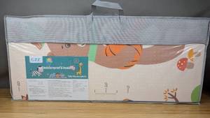 lot 128 image: Baby Play Mat 79 x 71 Animal Forest Theme - Brand New