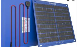 lot 136 image: 30W 12V Solar Panel Battery Charger Portable $89.99 Retail - Brand New