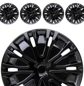 lot 172 image: Hubcap Wheel Cover Replacement R16 Hub Caps for SUV Black $49.99 Retail - Brand New