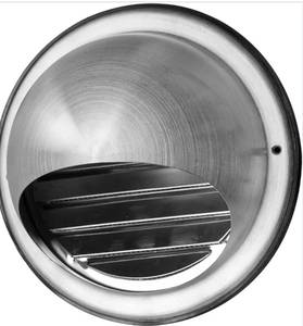 lot 193 image: 7 Inch Round Stainless Steel Dryer Outside Vent Cover $36.99 Retail - Brand New