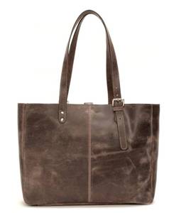 Leather Tote Bag for Women Adjustable Strap Handbag Brown $105.99 Retail - Brand New