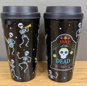 lot 200 image: Halloween 16.5oz Plastic Tumbler 2pk - Brand New