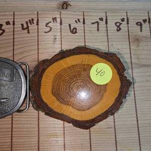 lot 40 image: Keltgen Belt Buckle and Minnesota Twins