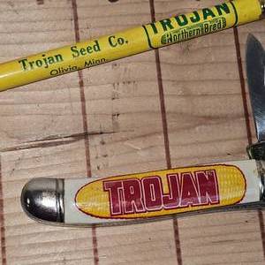 lot 49 image: Trojan Knife(As New) and New Pencil