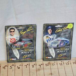 lot 56 image: Rusty Wallace and Kenny Irwin Fan Fueler Knives(2)As New, Old Stock
