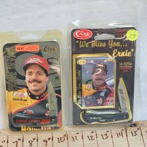 lot 59 image: 2 CASE Ernie Irvan Knives