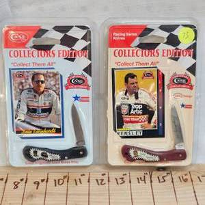 lot 73 image: CASE Dale Earnhardt and Jimmy Hornsley Collectors Knives