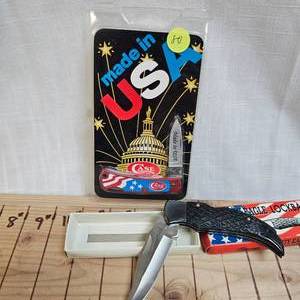 lot 80 image: Liberty Eagle and  Case USA Knife