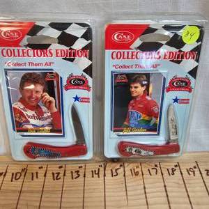 lot 84 image: CASE Jeff Gordon & Bill Elliot Collectors Knives