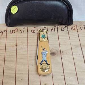 lot 135 image: Babe Ruth #3 714 Home Run Knife, Limited Edition