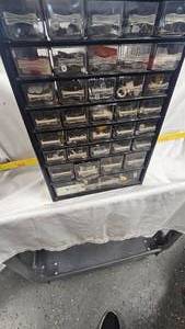 lot 15 image: Small Tool Drawer Chest with Accessories (nuts, bolts, screws, washers, and more)