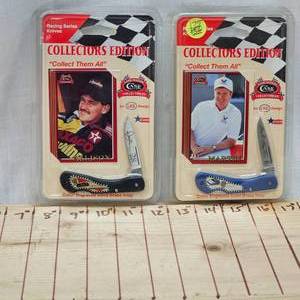 lot 175 image: CASE Davey Allison and Mark martin Collectors Edition Knives
