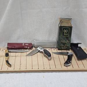 lot 191 image: 3 Stainless Knife, Nicto Knife, Fury Knife