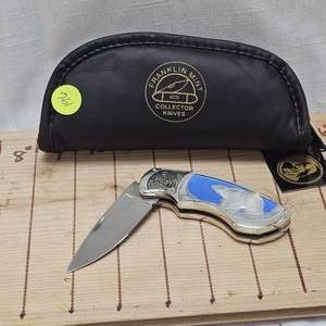 lot 196 image: Silver Bear Collectors Knife Franklin Mint