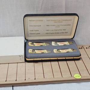 lot 250 image: 1993 RCR Dale Earnhardt Team Championship Knife Set