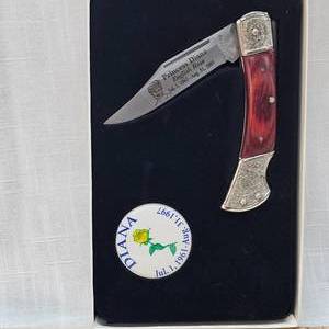 lot 263 image: Princess Diana 1961-1997 Commemerative Knife Set
