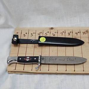 lot 268 image: German Steel Hitler Reproduction Original Knife-Made in Germany