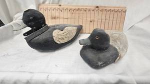 lot 105 image: Lot of two Duck Decoys as Shown