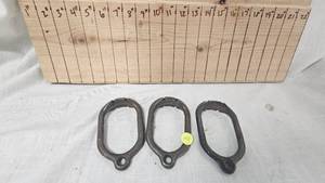 lot 107 image: Lot of 3 Herters Duck Decoy Weights-Waseca, MN