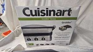 lot 156 image: Cuisinart Griddler Series, As New, Never used, still in plastic with manual