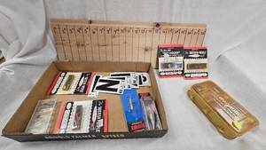 lot 27 image: Plano Tacklebox with Contents, Rapalas, Swedish Pimples