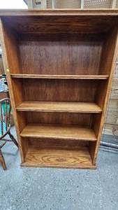 lot 96 image: Book Shelf with Shelves, Nice Condition, Solid