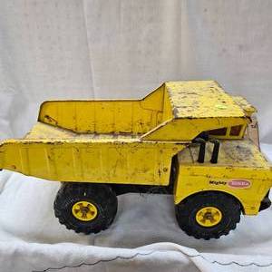 lot 278 image: Classic Mighty Tonka Steel Bodied Dump Truck