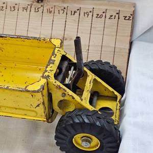 lot 280 image: Nylint Vintage Tournachopper Pressed Steel Belly Dumper