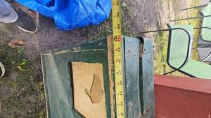 lot 112 image: Portable Homemade Ice HouseShelter