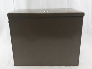 lot 134 image: Rockaway Metal Locking File Box with Side Handles