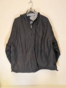lot 8 image: NEW CINTAS HOODED FLEECE LINED WINDBREAKER JACKET XL