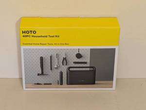 lot 14 image: NEW HOTO 40PC HOUSEHOLD TOOL KIT