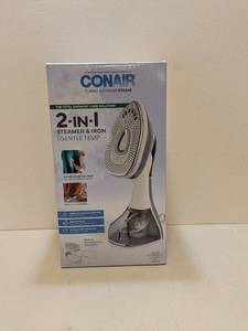 lot 23 image: CONAIR TURBO EXTREME STEAM 2-IN-1 STEAMER & IRON