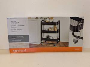 lot 30 image: NEATFREAK EXTRA-WIDE ROLLING CART