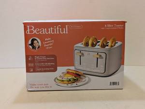 lot 33 image: BEAUTIFUL KITCHENWARE 4-SLICE TOASTER