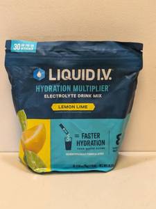 lot 63 image: LIQUID I.V. HYDRATION MULTIPLIER ELECTROLYTE DRINK MIX (LEMON LIME)
