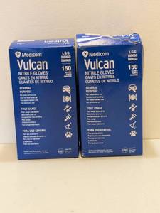 lot 90 image: (2) MEDICOM VULCAN NITRILE GLOVES