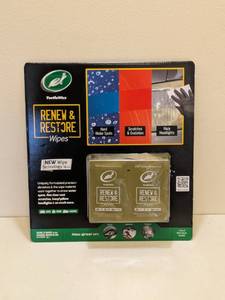 lot 92 image: TURTLE WAX RENEW & RESTORE WIPES