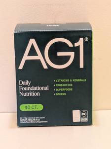 lot 67 image: NEW AG1 DAILY FOUNDATIONAL NUTRITION 40CT.